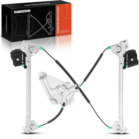 A-Premium Electric Power Window Regulator Without Motor Compatible with Ford Mustang 2010-2014 Coupe/Convertible Front Right Passenger Side