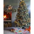 thumbnail image 3 of Colorful Love Heart Christmas Tree Skirt 36 Inches Large Christmas Skirt Tree, Cream Rainbow Color Love Heart Tree Skirt Christmas Decorations for Fireplace Party Holidays Indoor Outdoor, 3 of 7