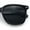 Black Grey - Black, variant on Spring Hinge Woodbuff Arm Studious Horn Rim Plastic Sunglasses Black Brown Wood Grain - Black