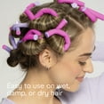 thumbnail image 5 of (2 pack) Conair Heatless Spiral Rollers, 18-Pack Flexible Curlers for Bouncy Curls, 5 of 8