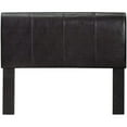thumbnail image 3 of Platform Style Leatherette Queen Size Bed with Curved Headboard Brown- Saltoro Sherpi, 3 of 5