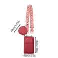 thumbnail image 2 of Cell Phone Bag PU Leather Crossbody Cellphone Purse for Women and Versatile Functional Cell Phone Pouch Holder with Shoulder Strap, 2 of 6