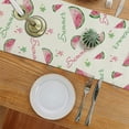 thumbnail image 4 of Watermelon Table Runner Spring Summer Watermelon Theme Party Decoration Dining Room Holiday Home Kitchen Island Decor,13x72 Inches, 4 of 6