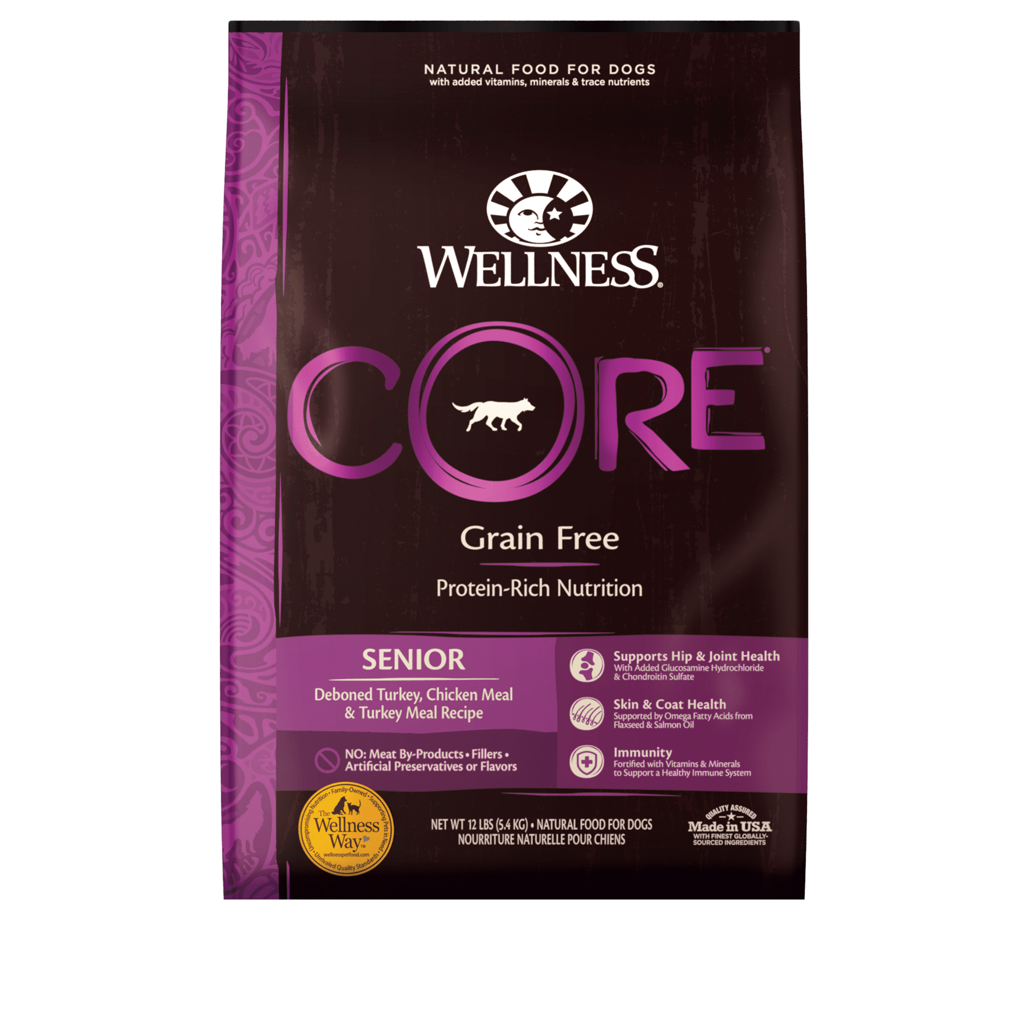 wellness core senior dry dog food