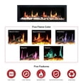 thumbnail image 4 of Litedeer Homes Electric Fireplace Insert ZEF78V Litedeer Latitude II Smart Wall Mounted Electric Fireplace With App 48 inch, 4 of 5