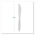 thumbnail image 5 of Boardwalk Heavyweight Polypropylene Cutlery Knife White 1000/Carton (BWKKNIFEHWPPWH), 5 of 6