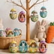 thumbnail image 2 of Decoraciones de Pascua para el Hogar 8Pcs Lindo Conejo de Pascua Huevo de Pascua Colgando Ornamento 2D Plato Ornamento Llavero Colgante Pequeño para Coche Retrovisor Espejo O Mochila, 2 of 6