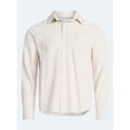 thumbnail image 6 of Free Assembly Men’s Linen Blend Shirt with Long Sleeves, Sizes S-3XL, 6 of 6