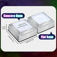 thumbnail image 3 of LED Light Base for 3D Crystal Glass Art, 6 Colors Square Display Stand Plate Flat Spherical Recess Show Crystal Ball Stand with Sensitive Touch Switch, LED Display Base for Valentine's Day Decor, 3 of 5