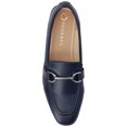 thumbnail image 4 of Journee Womens Mizza Loafer Slip On Square Toe Dress Flats, Widths Available, 4 of 9