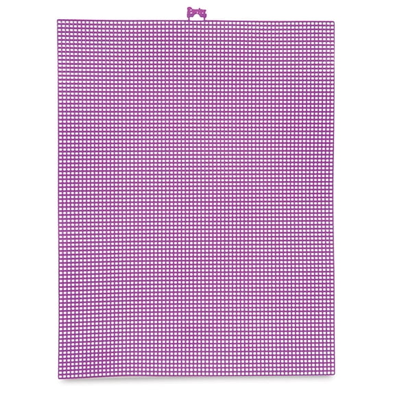 Colorful Plastic Canvas - 10-1/2" x 13-1/2", Purple, 7 ct