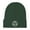 Dark green, variant on AA Circle Triangle White Embroidered Logo Rehab Recovery 12-step Gifts Premium Otto Cap Beanie (Red)
