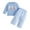 Light Blue toddle winter set AB64, variant on CZHQWE Clothes For Kids Infant Clothes Toddler Boy Clothes Long Sleeve Sweatshirt Pants Set Fall Winter Outfits 3-6 Months