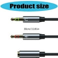 thumbnail image 5 of Upgrades 3.5mm TRRS to Double Sound & Mic Splitter Gaming Headset Adapter, 5 of 13