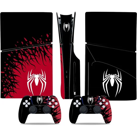 Skin for PS5 Pro Disc Edition, PS5 Pro Disc Controllers Console Accessories Covers, Vinyl Skin Stickers for Playstation 5 Pro Disc Edition