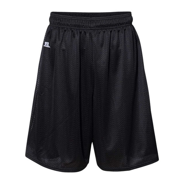 Russell Athletic 9 Dri-Power Shorts en Tricot Mesh, m, Noir