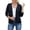 A-05 Navy Blue, variant on Women's 3/4 Sleeve Shrugs Lightweight Open Front Cropped Cardigan(Navy Blue,M)