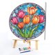 thumbnail image 5 of Kit de pintura por números DIY tulipán mano aceite arte imagen artesanía hogar pared decoración (H1675), 5 of 9