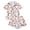 White, variant on JIAYUE Girl Kids Sleepwear Two Piece Outfits Halloween Print Notched Collar Short Sleeve Top And Elastic Waist Shorts Pajamas For Cozy Summer Indoor Lightweight Loungewear,4-5 Years