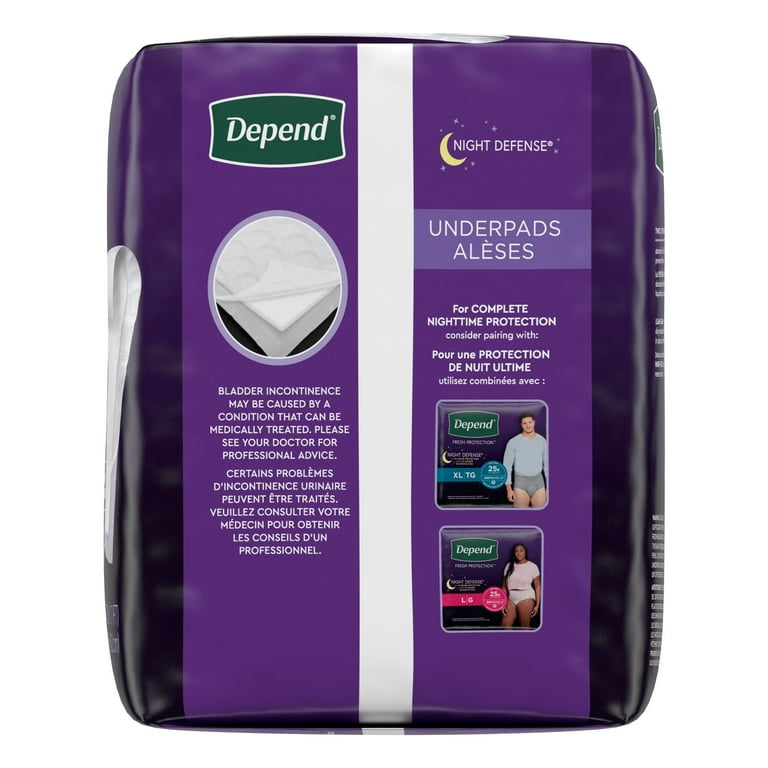 Depend Underpads/Disposable Incontinence Bed Pads For, 50 OFF