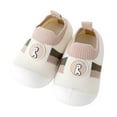 thumbnail image 2 of Luogg Baby Indoor Walking Shoes With Soft Soles For Infants And Young Children Mesh Breathable And Non Slip Socks And Shoes Size 3-6 Months Khaki, 2 of 4