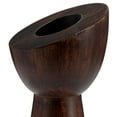 thumbnail image 4 of Sagebrook Home Wood, Slanted Candle Holder, 4 of 9