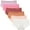 Rosy Dawn, variant on INNERSY Underwear for Women Black Cotton Hipster Panties Sport Underwear 6- Pack (Large, Black With Colorful Waistbands)