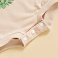 thumbnail image 6 of HNMKIU Girls Bodysuits for Kids - Fearfully and Wonderfully Made Custom Name Baby Outfit Long Sleeve Bodysuit for Toddler and Kids Beige,0-3 Months, 6 of 9