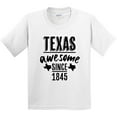 thumbnail image 3 of Inktastic Texas Awesome Since 1845 Youth T-Shirt, 3 of 5