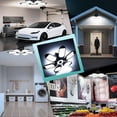 thumbnail image 6 of BN-LINK 2 Pack Garage Lights, 18500LM 6500K Deformable LED Garage Light with 6+1 Adjustable Panels, Ultra Bright Lights Workshop Warehouse, Black, 6 of 7