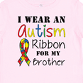 thumbnail image 4 of Inktastic I Wear an Autism Ribbon for My Brother Boys or Girls Baby T-Shirt, 4 of 5