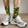 thumbnail image 6 of Disketp Cute Cartoon Dinosaurs Unisex Crew Socks Lightweight Breathable Ventilation Ankle Socks, Mid-calf socks for Daily, 6 of 6