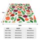thumbnail image 3 of Fotbe Vegetables Manta de Franela Acolchonada con Estampado, Súper Suave y Esponjosa, Extra Grande para Sofá, Cama, Uso Todo el Año-50"x40", 3 of 7