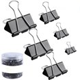 thumbnail image 2 of Abrazadera Para Carpetas De 120 Uds., Resistente Al Óxido, Abrazadera De Papel Resistente, Clip De Metal Compacto, Clip De Papel Portátil Duradero Con Caja De Almacenamiento Speravity EL010923-00, 2 of 5