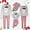 C, variant on Christmas Pajamas for Family Red Striped Jammies Holiday Cotton Pjs Clothes Xmas Family Christmas Pajamas Matching Sets Womens Pajama Sets