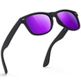 thumbnail image 1 of Gafas de sol polarizadas FEIDUSUN para hombre y mujer, negras, 1 of 6
