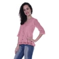thumbnail image 4 of Moomaya Blouse Ethnique en Coton Peplum Col en V pour Femmes, 4 of 6