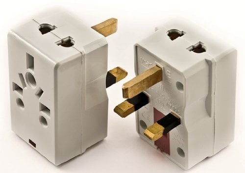 3 Pack Eurosonic USA EU AU Worldwide & European to UK Travel Adaptor Mains Plug 