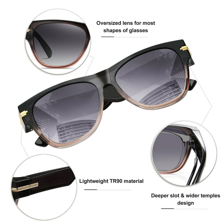 KANASTAL Polarized Fit Over Glasses Sunglasses for Women  display picture 1