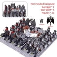 thumbnail image 5 of MOC Medieval lotr Figures Black Wolves, Mounted Chariots Legion Lotte Action Dolls Brick Dolls Assembled Building Blocks Toys, 5 of 9