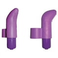 thumbnail image 2 of The 9's Silicone Finger Vibrator, Purple, 2 of 3