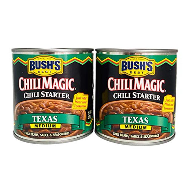Bushs Best Chili Magic, Chili Starter "Texas Medium" (Pack Of 2