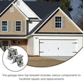 thumbnail image 3 of Artibetter Support de Poulie pour Porte de Garage - Support Supérieur Réglable en Fer Plaqué Zinc pour Porte de Garage, Lot de 2, Durable et Résistant à la Rouille, Idéal pour un Fonctionnement Fluide, 3 of 9