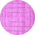 thumbnail image 1 of Ahgly Company Indoor Round Abstract Purple Contemporary Area Rugs, 4' Round, 1 of 4
