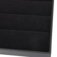 thumbnail image 2 of GARVALON 1Pack Modern Suede Earrings Display Holder Rectangular Tray For Jewelry Rings Organization 13.8*9.4in, 2 of 8