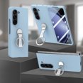 thumbnail image 4 of Ring Holder Case Compatible with Samsung Galaxy Z Fold 6 Case, Slim Thin Solid Sturdy Hard PC All-Inclusive Anti-Drop Built-in Screen Protector Case for Samsung Galaxy Z Fold 6 5G, Skyblue, 4 of 11