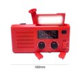 thumbnail image 3 of USB AM/FM Radios Banco de energía Solar Manivela Radio de cuerda de emergencia Rojo UE Ehuebsd Para estrenar, 3 of 3