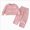 A110-Pink, variant on Toddler Girl Clothes Long Sleeve Bowknot Outfits Wide Leg Pants Two Piece Fall Clothing Set For Girls 2-3Years Pink
