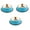 Blue+Blue+Blue, variant on BESTSKY Cat Bowls,Suitable for Food and Water Cat Dishes,Slip-Resistant Design Cat Water Bowl
