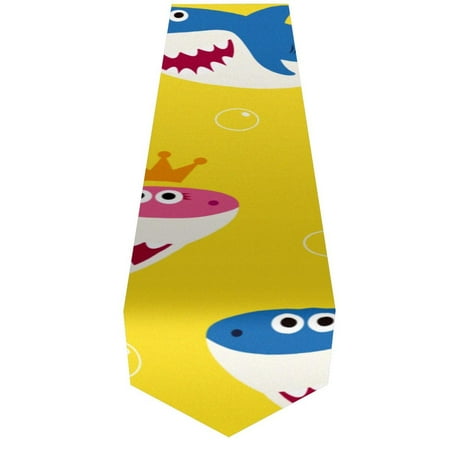 

OWNTA Cartoon Crown Shark Pattern Elegant Polyester Table Runner Perfect for Your Tables - Dining Table Decoration